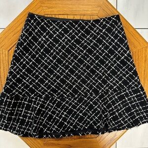 *GEORGE* Black x White Tweed Skirt Size 10